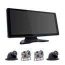 10.36 " Monitor DVR Driving Video Recorder Touch Screen GPS for RV Truck Bus + 4Pcs Rear View Backup Camera Fedex Express