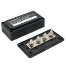 Marine Heavy Duty 4 Way Bus Bar M8 5/16" Bus Van Car Boat Distribution Block Screw Terminal Studs 300A
