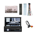 7" Telescopic Screen Stereo Radio BT FM Car MP5 Player Remote Control + Camera