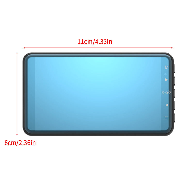 Dual Lens Car DVR Dash Cam HD 1080P 4" IPS Screen Front Rear Camera Night Vision