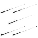 5Pcs Dual Band Extendable Antenna SMA-Male For Vertex Yaesu VX-1R VX-6R Radio