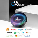 G96max x4 Smart Android 11.0 TV Box Quad Core 8K Dual Band WIFI Media Player
