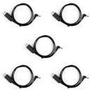5x USB Adapter Charger Car Travel Portable For BaoFeng BF-UV5R UV5RA UV5RB TH-F8