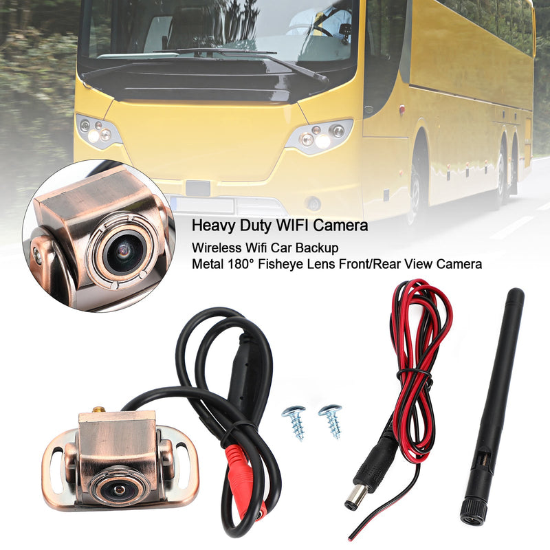 Car 12V Wireless WIFI Bus Truck RV Night Vision Waterproof Reversing Camera