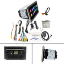 Rotatable 10.1" Android 2DIN Car Stereo Radio Head Unit MP5 Player + 4LED Camera