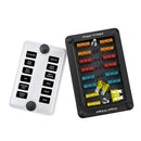 6/12 Way Blade Fuse Box Block Holder ATO ATC for Car Marine Boat RV Waterproof Generic