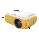 1080P Portable Pocket Projector 1800LM Movie Multimedia Home Theater US Plug