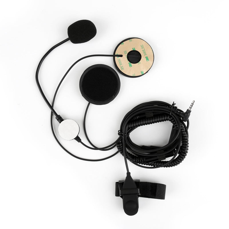 1x Helmet Tactical Motorcycle Headset PTT For Yaesu Vertex VX-3R/5R/1R/168/160