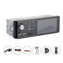 Single Din Touchscreen Radio Bluetooth Car Stereo 4 Inch FM + Rear View Camera