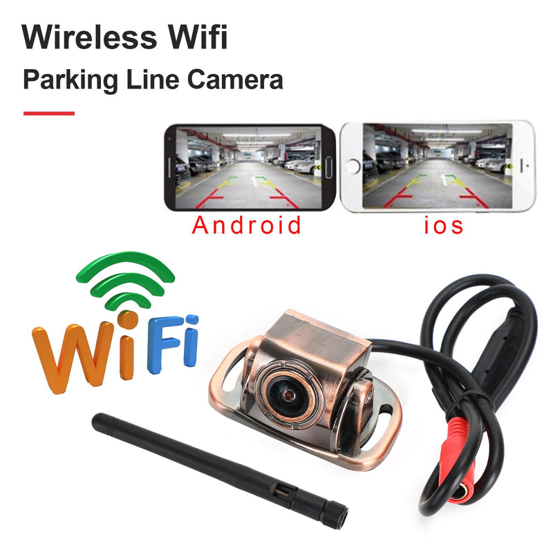 Car 12V Wireless WIFI Bus Truck RV Night Vision Waterproof Reversing Camera