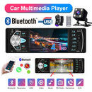 1DIN 4.1in Car Radio Stereo Bluetooth FM USB AUX Audio MP5 Player + Camera