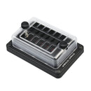 6/12 Way Blade Fuse Box Block Holder ATO ATC for Car Marine Boat RV Waterproof Generic