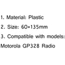 5x Front Outer Case Housing Cover Shell For Motorola GP328 Walkie Talkie Radio