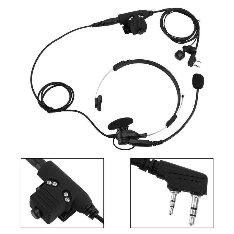 Earpiece Headset U94 Ptt Mic For Tk-208 Th-D7 Rpu416A Kg-UVd1 Tg-K4At Px-777