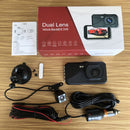 4" IPS HD 1080P Camera Car DVR Dual Lens Screen Front Rear Dash Cam Night Vision