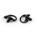 5Pair M Silicone Soft Earplug Earbud For Covert Acoustic Tube Earpiece Black