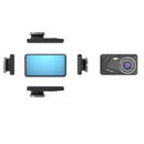 Dual Lens Car DVR Dash Cam HD 1080P 4" IPS Screen Front Rear Camera Night Vision