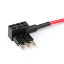 1 × Micro3 Fuse Automotive ATL 3 Prong Blade Fuse Holder + 5 × 20A Micro3 Fuse