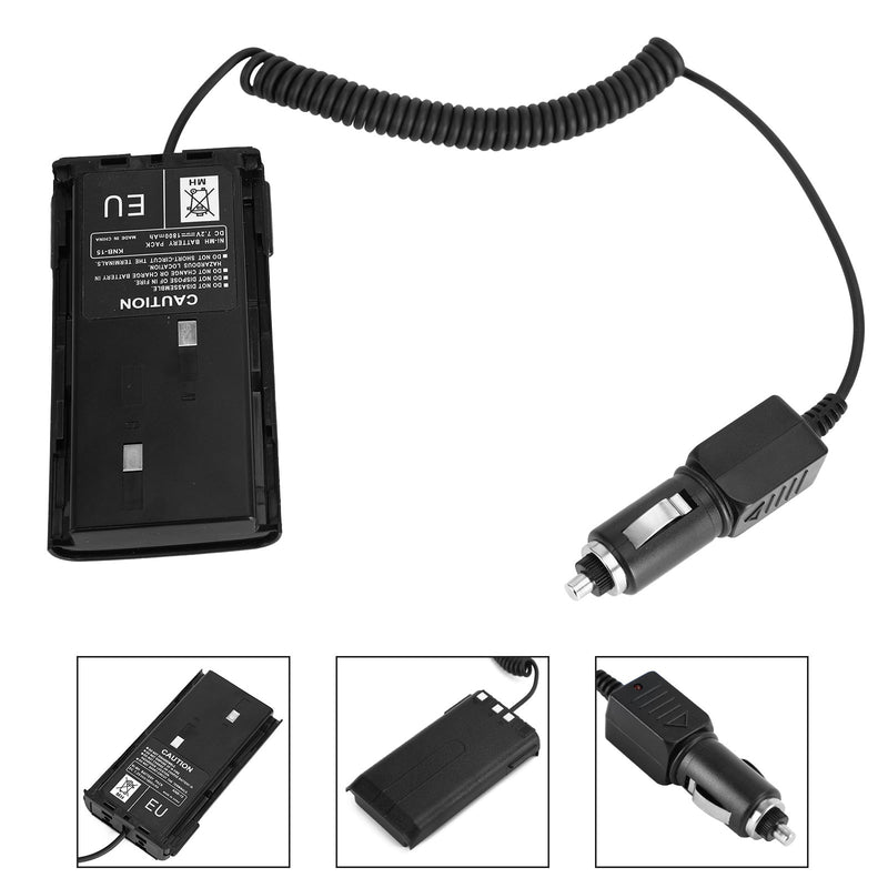 Car Charger Battery Knb-15 Eliminator Adapter For Tk260 Tk360 Tk2100 Tk3100