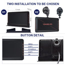 7 " Monitor DVR Driving Video Recorder with Car Charger for RV Truck Bus + Rear View Backup Camera