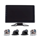 10.1 " Monitor DVR Driving Video Recorder Touch Screen GPS for RV Truck Bus + 4Pcs Rear View Backup Camera Fedex Express
