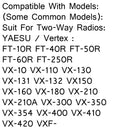 1x Helmet Tactical Motorcycle Headset PTT For Yaesu Vertex VX-3R/5R/1R/168/160