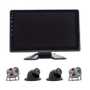 10.1" Monitor DVR Driving Video Recorder Touch Screen for RV Truck Bus + 4Pcs Rear View Backup Camera Fedex Express