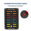 6/12 Way Blade Fuse Box Block Holder ATO ATC for Car Marine Boat RV Waterproof Generic