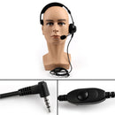 Single Side Overhead PTT Headset For YAESU VX-160 VX-168 VX-351 FT-50R Radio