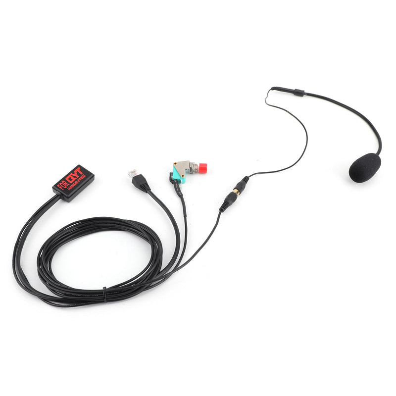 4x Mini Car Radio Finger Big PTT Handsfree Microphone for QYT KT8900 KT8900R