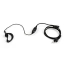 1Pcs 2Pin Ear-Hook Nylon Headset PTT Mic For Midland GXT550 GXT650 LXT80 Radio