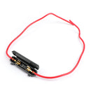 6*30mm Glass Tube Fuse Holder Flip Cover 16AWG Wire Cable Fuses Box Motorcycle