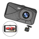 4" IPS HD 1080P Camera Car DVR Dual Lens Screen Front Rear Dash Cam Night Vision
