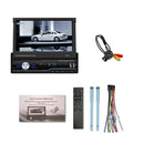 7" Telescopic Screen Stereo Radio BT FM Car MP5 Player Remote Control + Camera