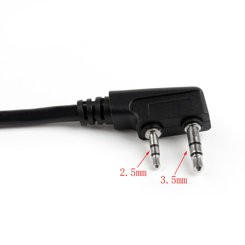2Pin Z Tactical Bowman TCI U94 PTT Headset For Motorola Kenwood TYT TK3208