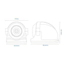 Waterproof 12 LED IR Night Vision Car rear view Reversing Parking Backup Camera For 12V 24V Bus Truck RV