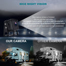 7 " Monitor DVR Driving Video Recorder for RV Truck Bus + 2Pcs Rear View Backup Camera