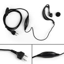 1Pcs 2Pin Ear-Hook Nylon Headset PTT Mic For Midland GXT550 GXT650 LXT80 Radio