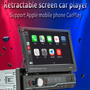 7" Telescopic Screen Stereo Radio BT FM Car MP5 Player Remote Control + Camera