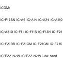 5Pcs BP-208N Battery Case For ICOM IC-V8 IC-T3H IC-V82 IC-U82 IC-A24 IC-A6