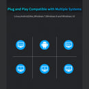 Automatic USB Laser Scan Barcode Scanner 2 In 1 1D+2D Code Reader Gun with Stand