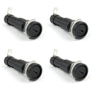 SCI R3-9A Panel Mount Chassis Fuse Holder For 6x30mm Glass Fuses 15A 250V