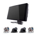 10.1" Monitor DVR Driving Video Recorder Touch Screen for RV Truck Bus + 4Pcs Rear View Backup Camera Fedex Express