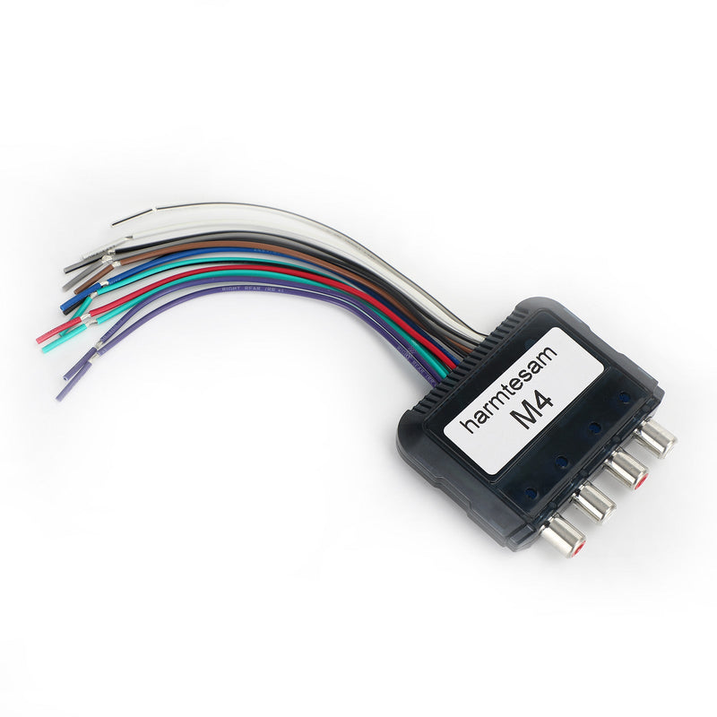 Subwoofer 4Channel High To Low Audio Converter With Power Amplifier Control Wire