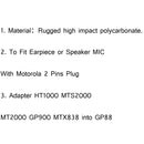 1x Earpiece Adapter For Motorola HT1000 MTS2000 XTS2500 GP900 GP1200 MTX8000/838