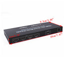 1080P 4x1 HDM 4 Channel Quad Multi-Viewer Remote Control Switcher AU Adapter