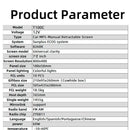 7" Telescopic Screen Stereo Radio BT FM Car MP5 Player Remote Control + Camera