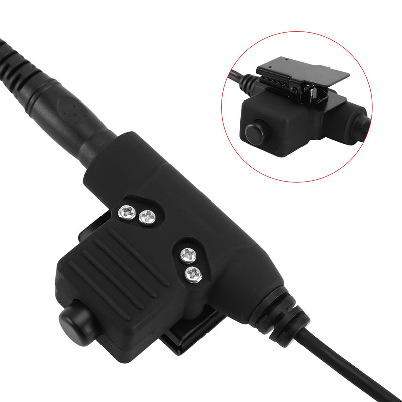 Earpiece Headset U94 Ptt Mic For Tk-208 Th-D7 Rpu416A Kg-UVd1 Tg-K4At Px-777